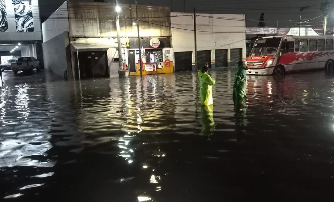 Por lluvias, el tramo de la Línea A del Metro está suspendido de las estaciones Peñón Viejo a La Paz. Foto: Especial