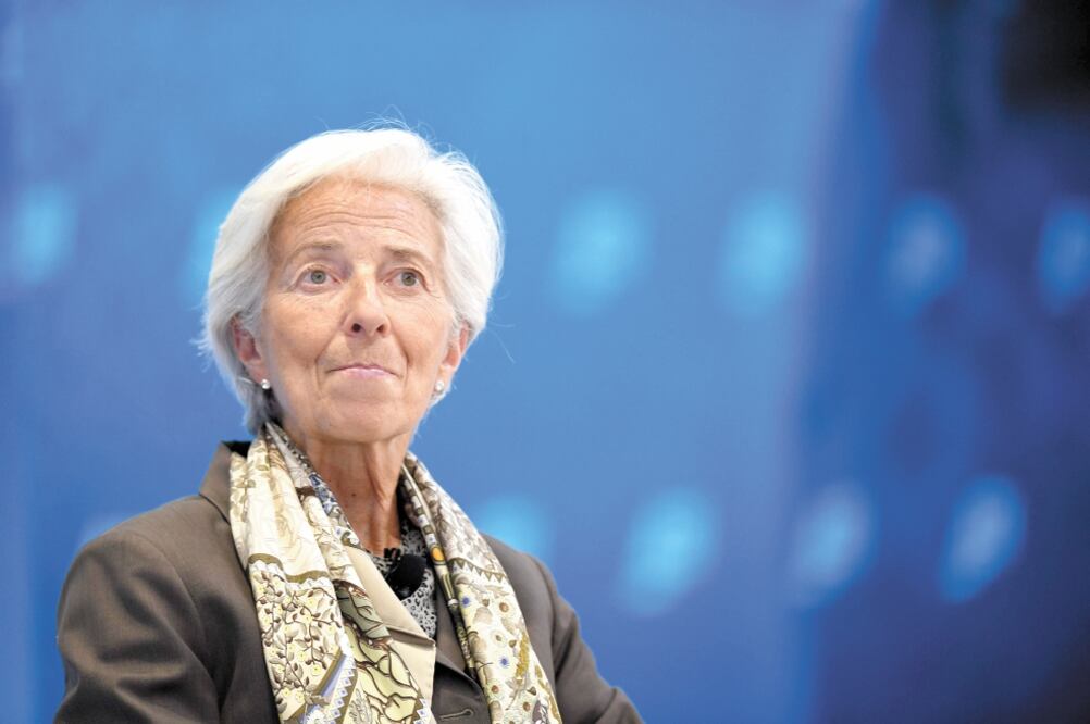 Cambio. Christine Lagarde estuvo ocho años al frente del Fondo Monetario Internacional y ahora busca dirigir el Banco Central Europeo. Foto: ARCHIVO EL UNIVERSAL
