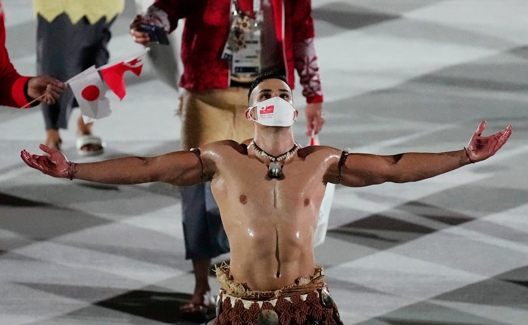 Pita Taufatofua en realidad nació en Australia, pero se crió en Tonga. Foto: AP/ David J. Philip