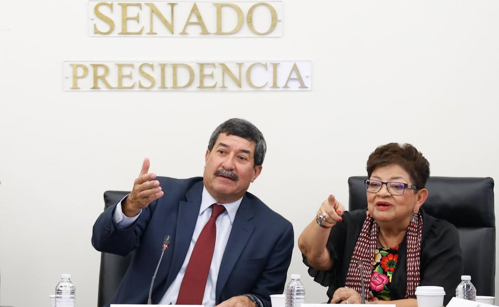 Ernestina Godoy se reúne con la Comisión de Justicia del Senado; analizarán el Plan de Procuración de Justicia 2026-2029.
FOTO: DIEGO SIMÓN SÁNCHEZ