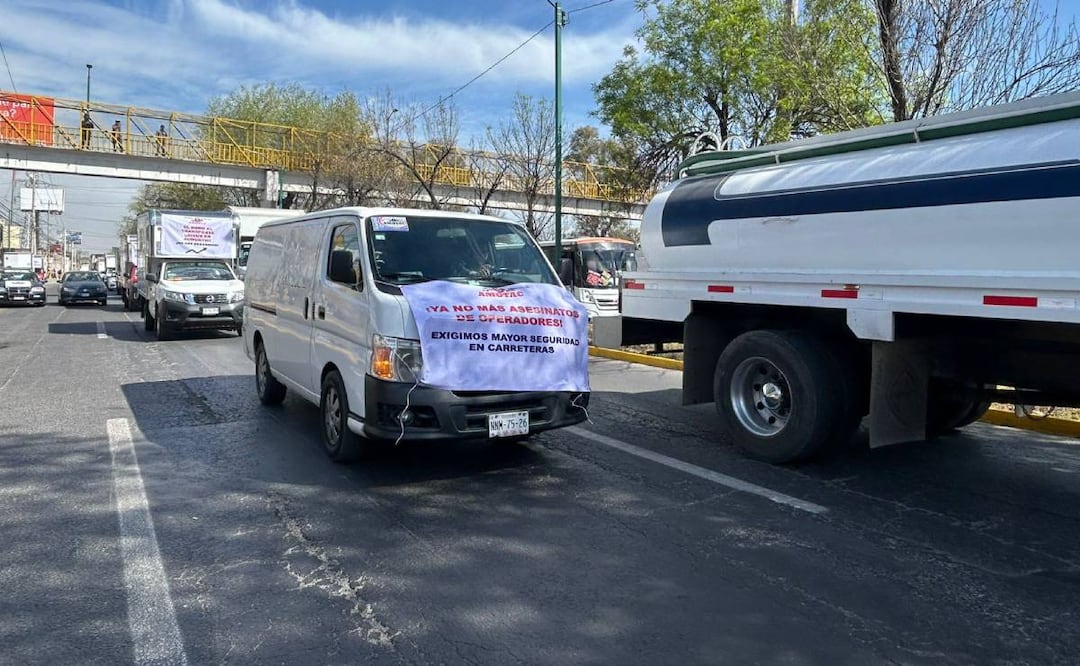 Bloqueo de transportistas. Foto: Iván Montaño/EL UNIVERSAL