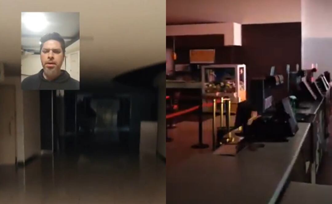 El video del joven atrapado se volvió viral. Foto: Redes Sociales