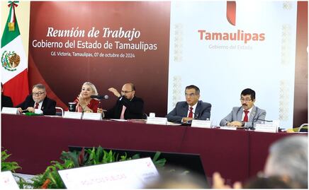 Américo Villarreal se reúne con los 43 alcaldes de Tamaulipas; expone 26 proyectos estratégicos para el estado