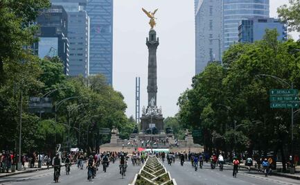 "Muévete en Bici" cumple 18 años; cientos celebran rodando sobre Paseo de la Reforma