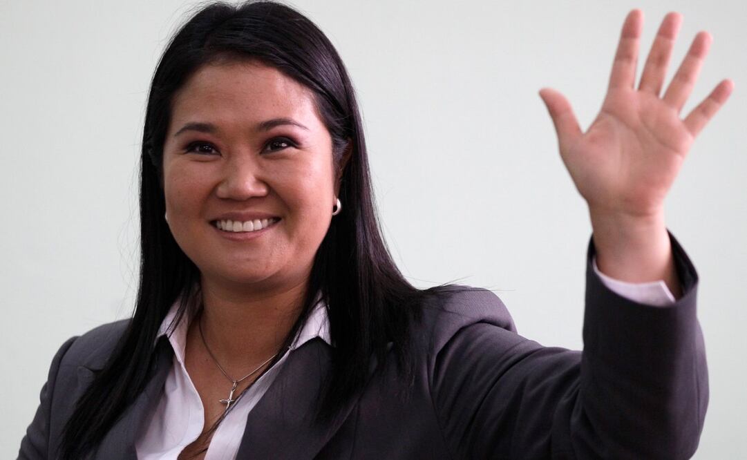 La candidata presidencial Keiko Fujimori en la segunda vuelta de las elecciones presidenciales en Lima, Perú, el domingo 5 de junio de 2011. Foto: AP