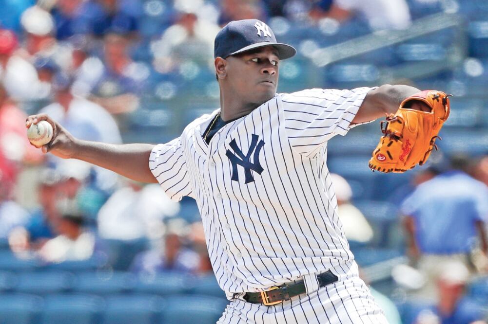 El as dominicano de los neoyorquinos tiene la oportunidad de reivindicarse, tras pifia ante Twins en 2017. Foto: JULIE JACOBSON. AP