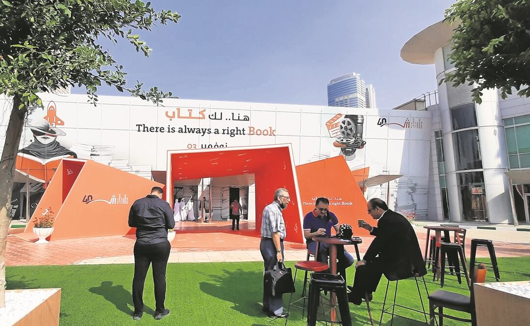En el programa de la Feria Internacional del Libro de Sharjah este año participan 85 escritores, España es el país invitado y las actividades continuarán hasta el 23 noviembre. Foto: Frida Juárez/ ELUNIVERSAL.
