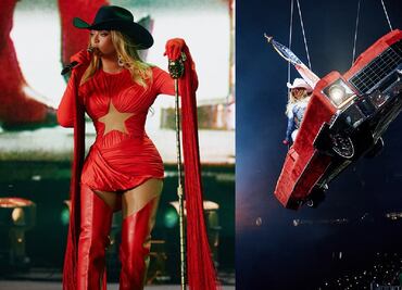 Beyoncé sufre tremendo susto durante uno de sus conciertos; una falla técnica casi la hace caer