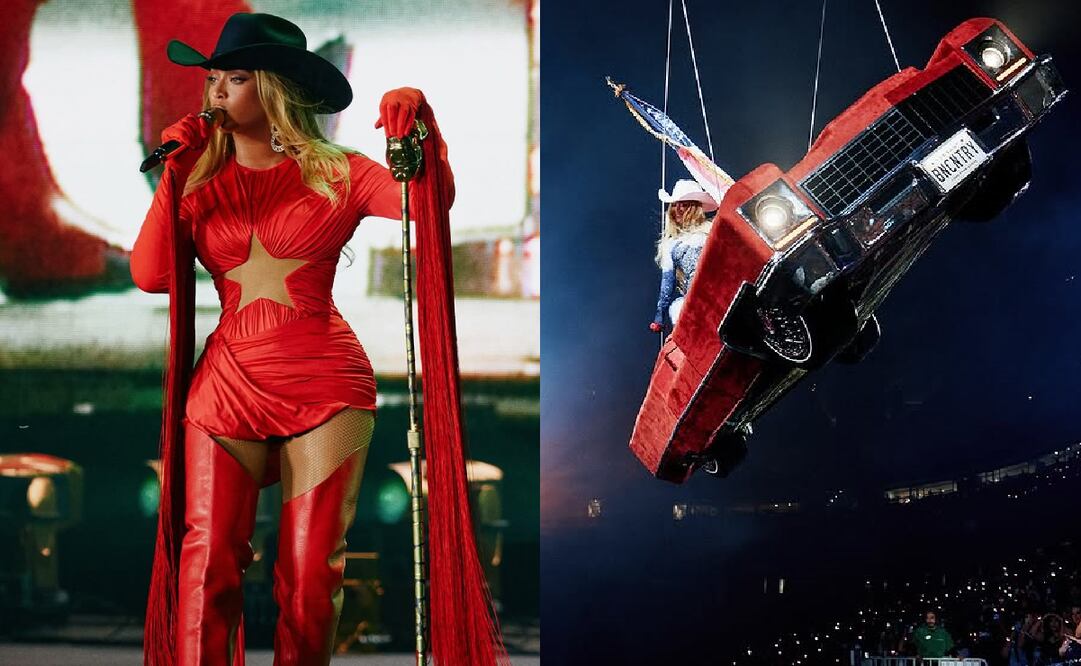 La cantante estuvo a punto de caer desde varios metros de altura. Foto: Instagram.