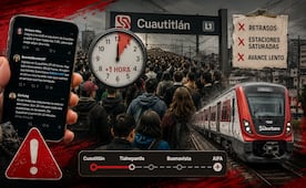 “Elijan otra ruta”: Caos en el Tren Suburbano - AIFA deja a usuarios detenidos por casi dos horas hoy