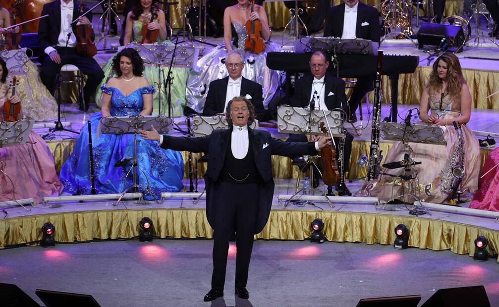 André Rieu arma fiesta musical en el Auditorio Nacional. FOTO: Valente Rosas/EL UNIVERSAL