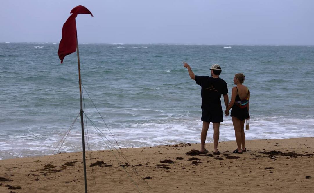 La Presidenta dijo que la Comisión Nacional del Agua así como el Servicio Meteorológico Nacional estará informando y para que estén pendientes la población. Foto: EFE