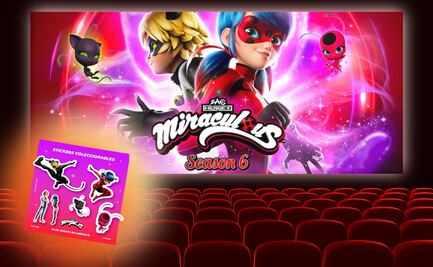 Cinépolis lanza stickers coleccionables de Miraculous; así puedes conseguirlos