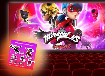 Cinépolis lanza stickers coleccionables de Miraculous; así puedes conseguirlos
