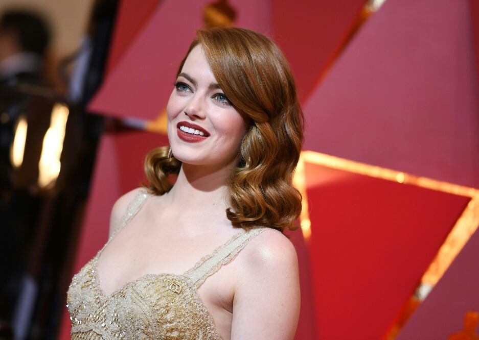Emma Stone brilló la noche del domingo en los Oscar