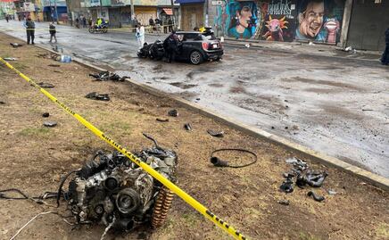 Muere joven al chocar su Minicooper en Iztapalapa;  presuntamente conducía a exceso de velocidad y alcoholizado