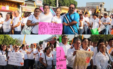 Marchan para frenar violencia contra las mujeres en Morelos