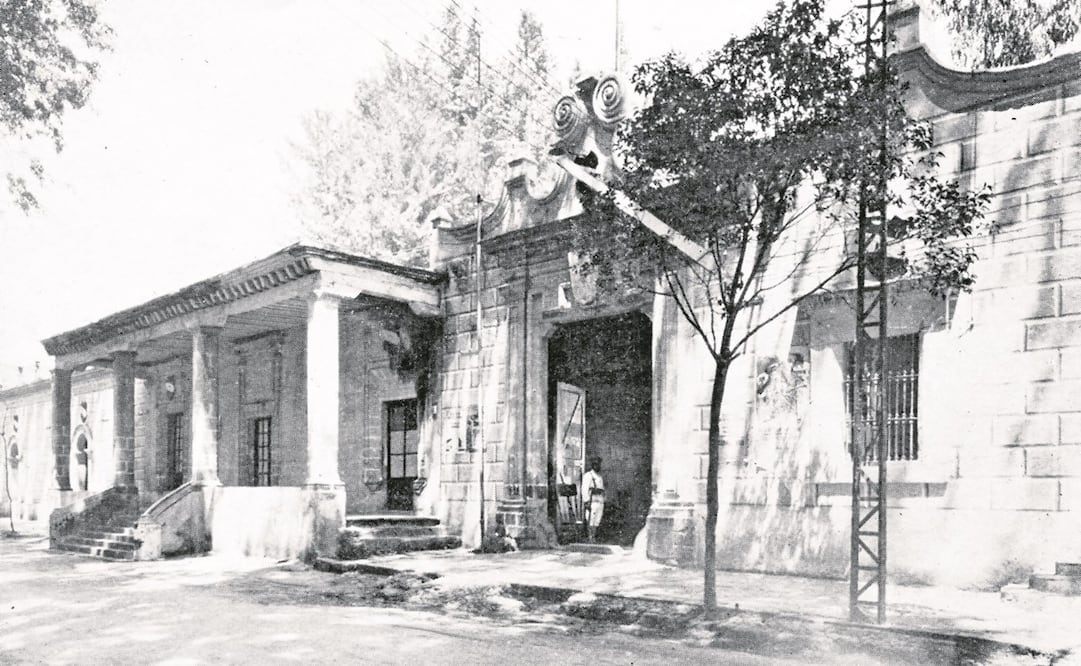 El Palacio del Ayuntamiento de Coyoacán, en una toma de 1929. Foto: Archivo/EL UNIVERSAL.