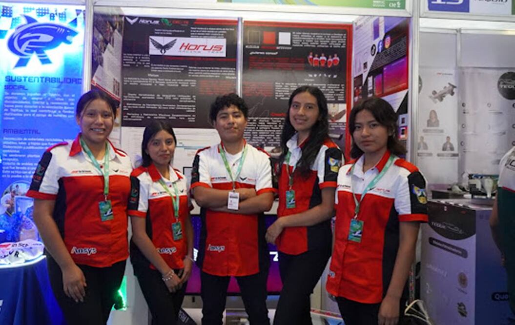 Estudiantes de Hidalgo construyen su auto y se suben al podio en la F1 in Schools 2024. Foto: Especial