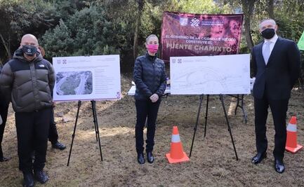Sheinbaum y Ruvalcaba inauguran obras del libramiento Chamixto en Cuajimalpa
