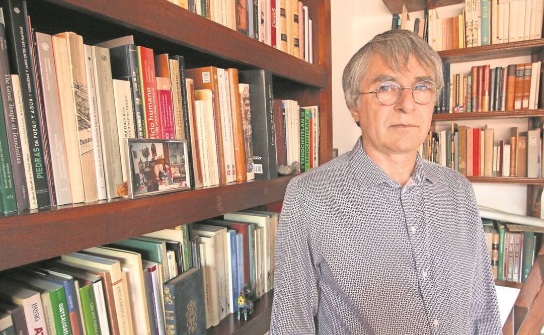El historiador Guilhem Oliver dedica su investigación a descifrar las sociedades mesoamericanas, entre las que destacan los mayas, mixtecos y otomíes. Foto: Carlos Mejía/EL UNIVERSAL  