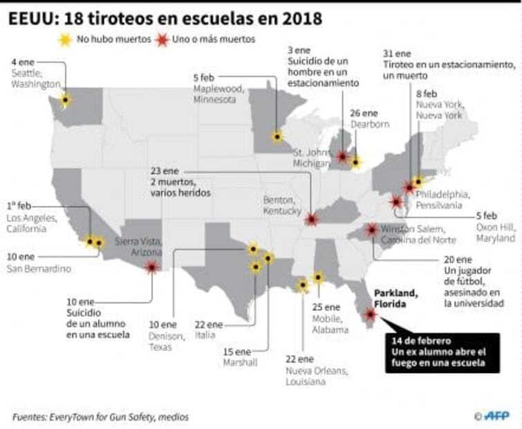 Abuela evita posible tiroteo en escuela de EU al entregar a su nieto