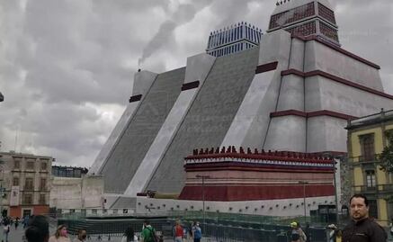 Así se veía el Templo Mayor de Tenochtitlan tras ser destruido por los conquistadores, según nuevo render