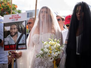 “Te amo, lucharé por ti”; Ilana Gritzewsky, mexicana y exrehén israelí, celebra boda simbólica sin su pareja cautiva en Gaza