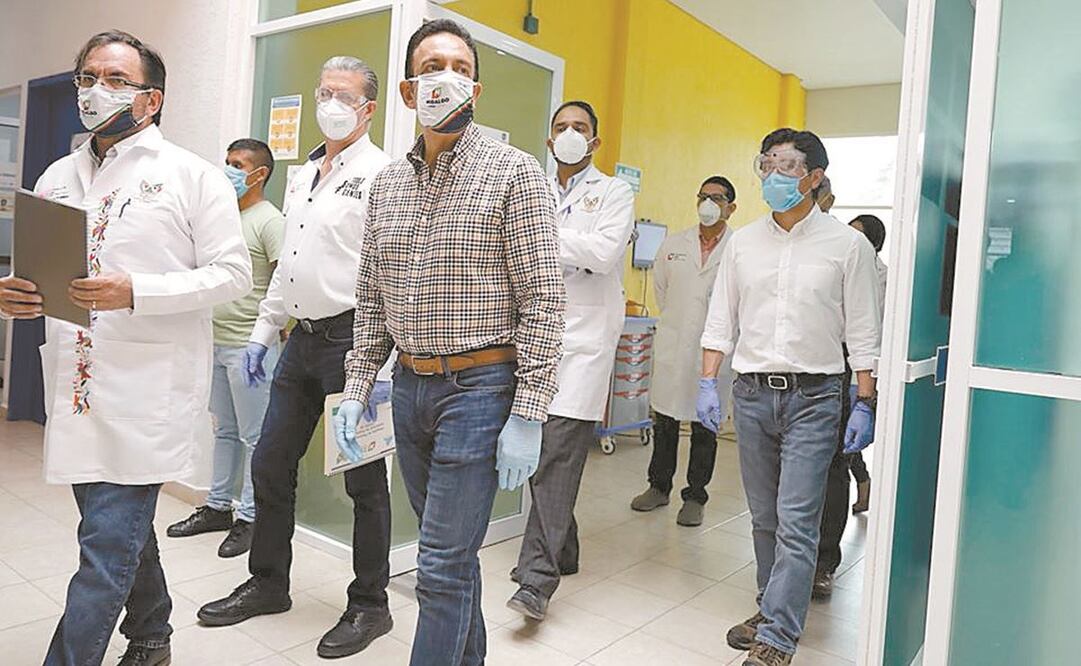 El mandatario Omar Fayad Meneses lamentó que haya personas que tomen a la ligera la pandemia, pese a las cifras de la contingencia mundial. Foto: Especial