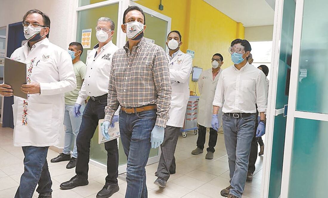 El mandatario Omar Fayad Meneses lamentó que haya personas que tomen a la ligera la pandemia, pese a las cifras de la contingencia mundial. Foto: Especial