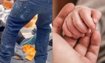 Indigente da a luz en pleno andén en San Francisco y pocos la ayudan