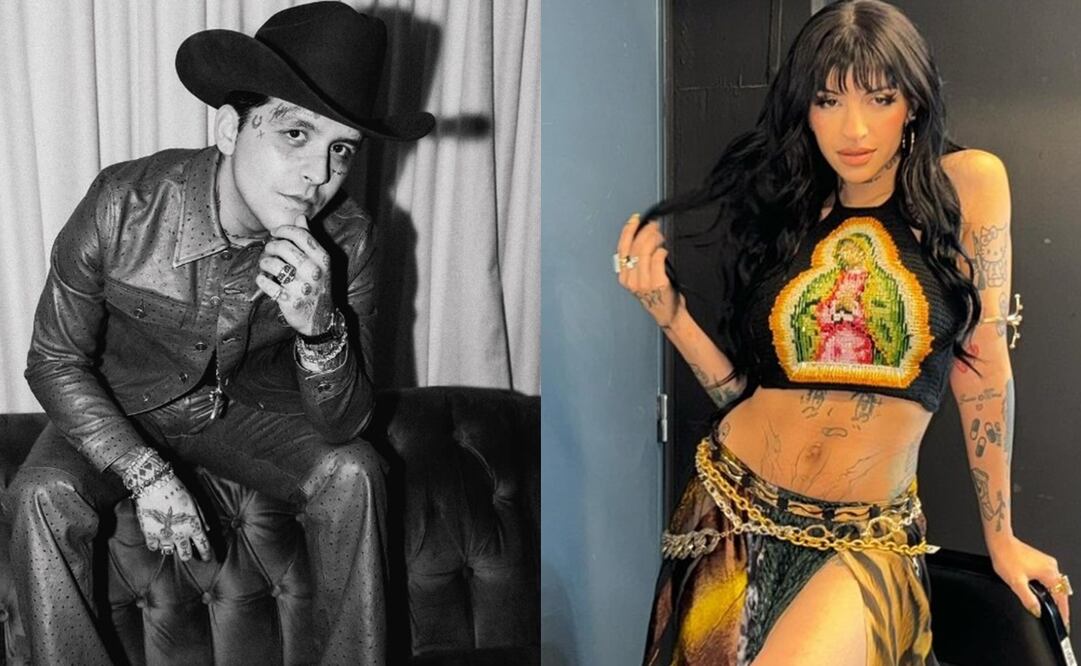 Christian Nodal y Cazzu terminaron tras dos años de relación y una hija en común. Foto: Instagram
