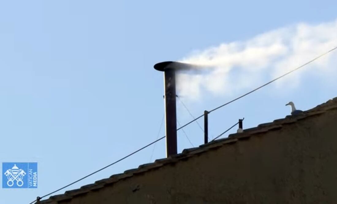 ¡Habemus papam! Foto: Captura de pantalla Vaticano