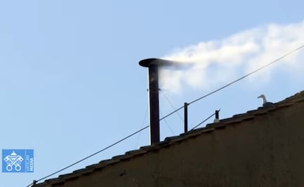 ¡Habemus papam! Revelan humo blanco en el Vaticano; designan a un nuevo Pontífice