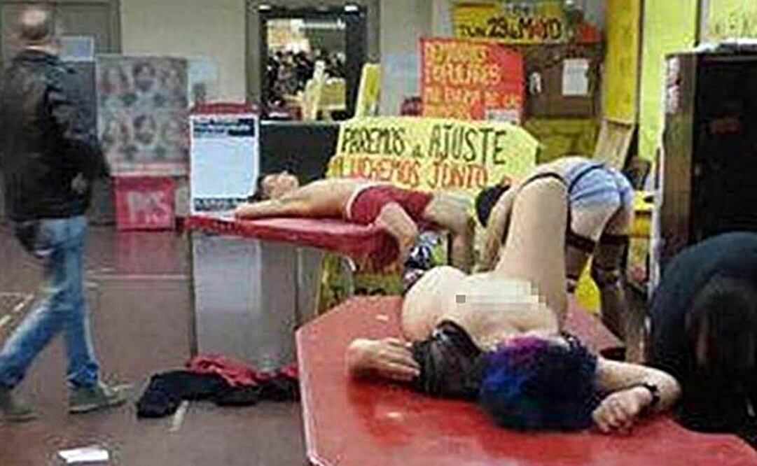 Escandaliza performance porno en universidad de Argentina