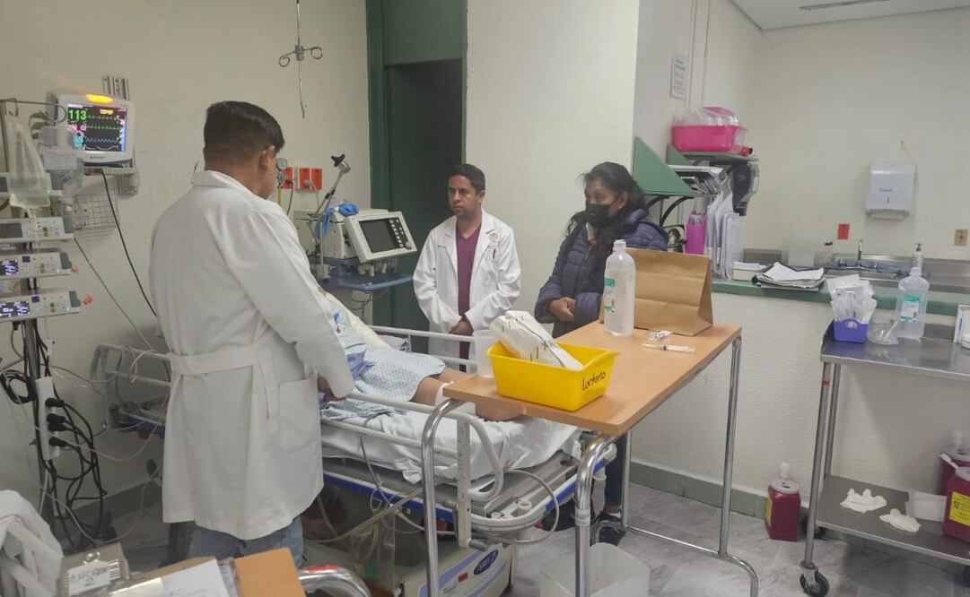 Cuatro personas, entre ellos tres menores de edad, permanecen hospitalizados tras la explosión en Chimalhuacán. Foto Especial