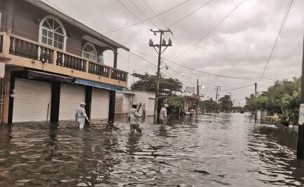 Cuatro municipios de Veracruz con inundaciones por fuertes lluvias