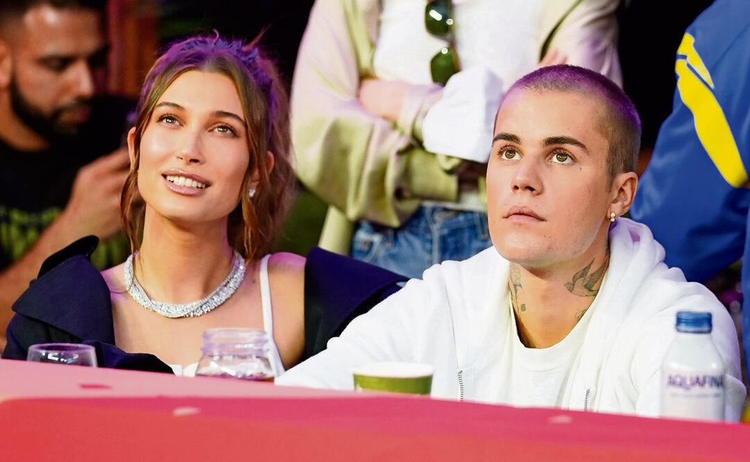 Justin Bieber y su esposa Hailey Baldwin. Foto: AP/Lynne Sladky
