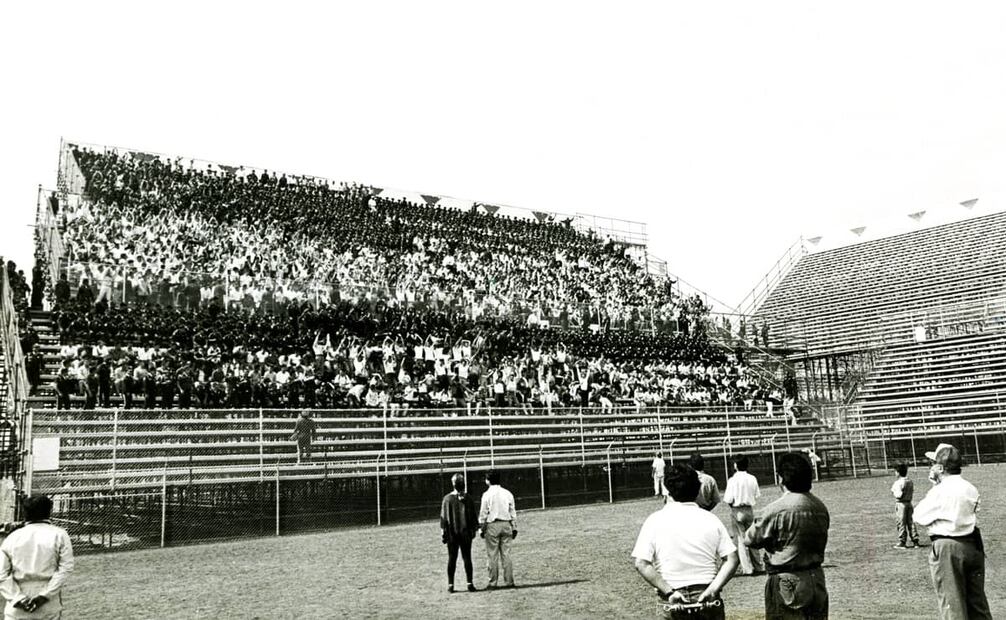 Revisión de las instalaciones del nuevo foro de conciertos en el Autódromo “Hermanos Rodríguez”, para la presentación de Madonna. Se verificó la resistencia de las gradas y se establecieron protocolos para evitar desmanes durante el evento. Foto: Archivo EL UNIVERSAL.