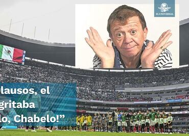 ¡Honor a quien honor merece! Rinden homenaje a Chabelo en el Estadio Azteca