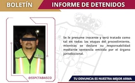 Detienen a “El Comandante Blas”, presunto integrante de “La Barredora” en Tabasco; decomisan armamento y sustancias ilícitas