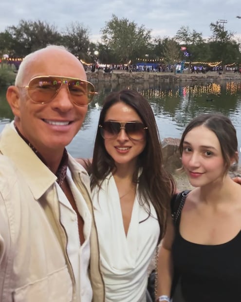 Erik Rubín disfrutó del Tecate Pa'l Norte con su novia y su hija Nina.