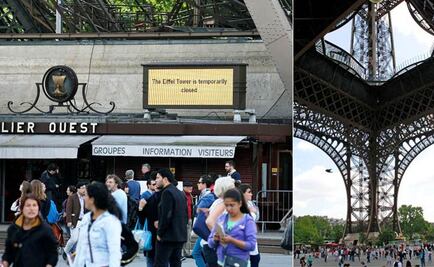 Por 'inseguridad', Torre Eiffel permaneció cerrada