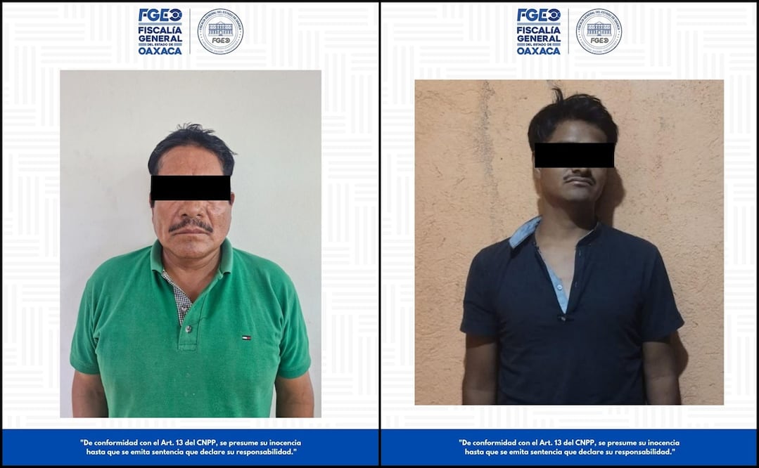 Los presuntos autores materiales de este crimen fueron identificados como L. Á. M. R. y J. R. F. o J. M. G. M. Foto: Fiscalía de Oaxaca