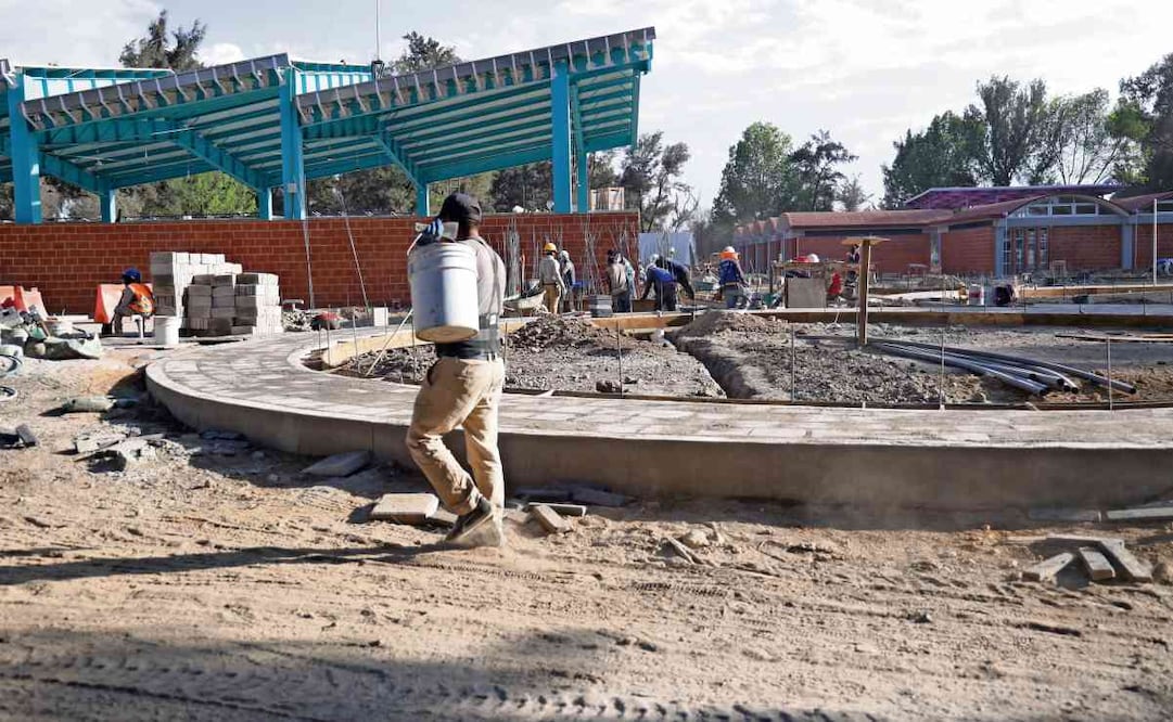 La Utopía del Deportivo Magdalena Mixhuca fue uno de los primeros proyectos en licitarse e iniciar trabajos y debió entregarse el año pasado. Foto: Fernanda Rojas / EL UNIVERSAL