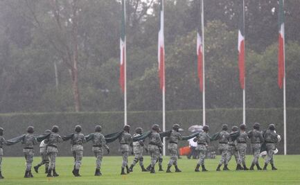Por lluvia, AMLO cancela ceremonia para conmemorar aniversario de la Guardia Nacional