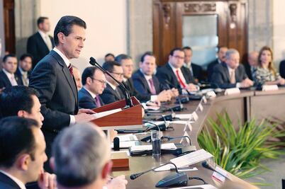Anuncia EPN nuevo esquema de seguridad