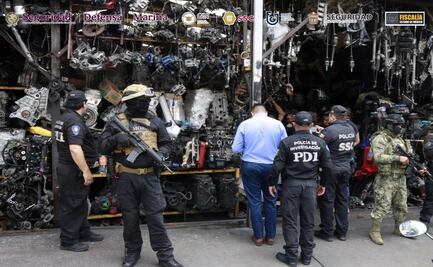 Operativo Fortaleza asegura más de 12 mil toneladas de autopartes en CDMX y Edomex