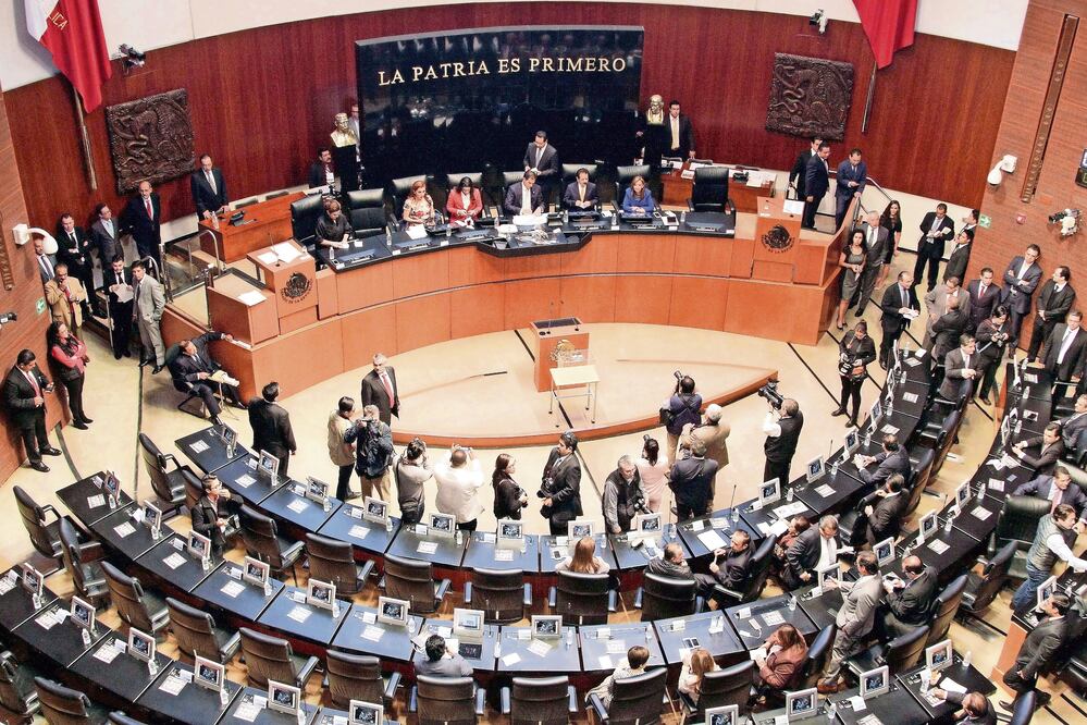 Pleno del Senado de la República. Foto: archivo