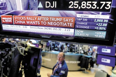 Wall Street rebota optimista por acuerdo de EU y China